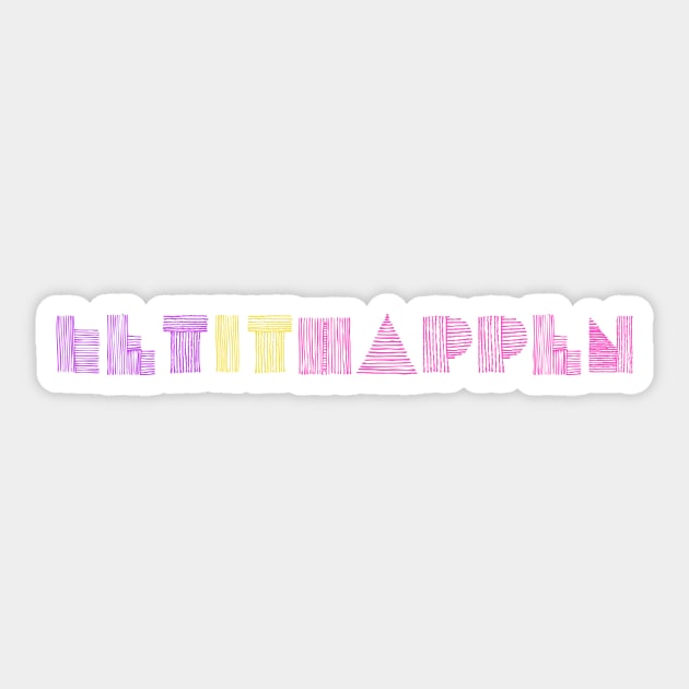 Let it Happen III Sticker by ariel161